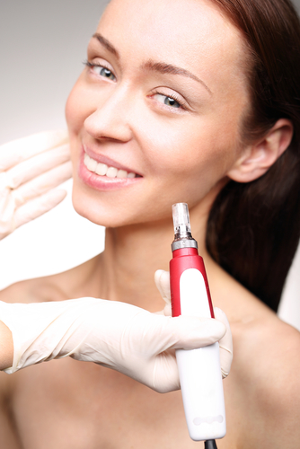 Woman receiving Micro-Needling therapy