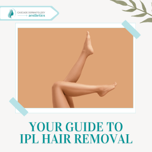 two smooth legs with the words your guide to ipl hair removal underneath it